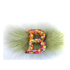 Hair Clip Inicial na internet