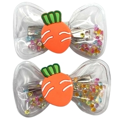 Hair Clip Duplo Cenoura Divertida - comprar online