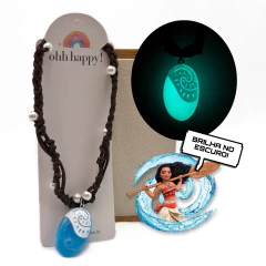 Colar Princesa Coração de Tefiti Brilha no Escuro