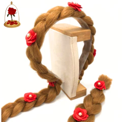 Tiara Trança Princesa Botão de Rosa - comprar online