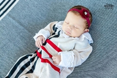 Faixinha bebê pompom coração - comprar online