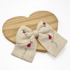 Laço Bordado Joaninhas - comprar online