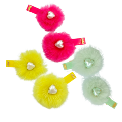Hair clip duplo pompom