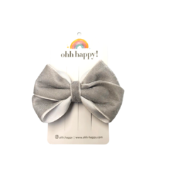 Hair Clip Shine Prata/Branco - comprar online