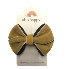 Hair Clip Shine Dourado/Preto