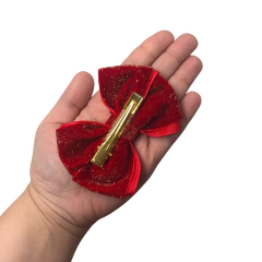 Hair Clip Shine Vermelho na internet