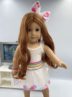 Roupinha + Tiara para Boneca Americana Beatriz - comprar online