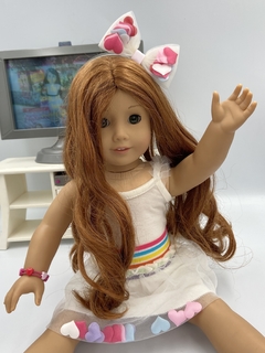 Roupinha + Tiara para Boneca Americana Beatriz