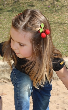 Hair Clip Duplo Cerejinhas - OHH-HAPPY