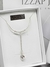 Collar Con Bolitas, Barrita Y Dije - Plata 925 - tienda online