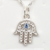Dije Manito De Fatima Con Cubic Celeste - Plata 925 en internet