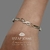 Pulsera Esclava Plata Y Oro Infinito Central (vs. Modelos) - tienda online