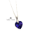Collar Cadena + Dije Cristal Swarovski Corazon 14 Plata 925 - tienda online