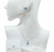 Conjunto Aros Y Collar Cristal Swarovski Corazon 10mm Plata