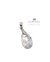 Dije Cristal Swarovski Gota 16 Mm Con Engarce De Plata 925 - Izzap Joyas