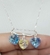 Collar Bandera Argentina Cristales Swarovski E® - Plata 925