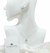 Conjunto Aros Y Collar Cristal Swarovski Corazon 10mm Plata en internet