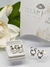 Aros Abridores Conejitas Brillitos - Laminados Plata 925 - Izzap Joyas