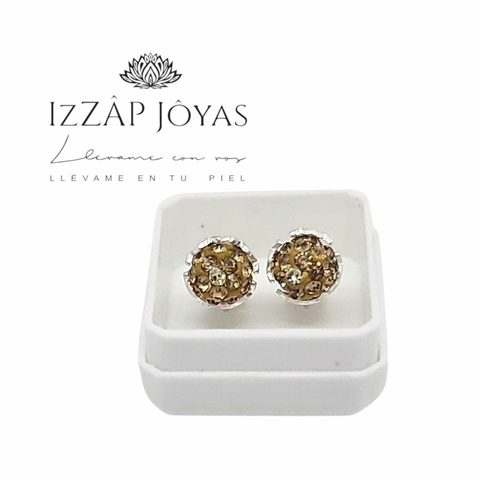 Aros Abridores Bolas De Fuego - Plata 925