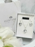 Conjunto Aros Y Collar Cristal Swarovski Corazon 10mm Plata - Izzap Joyas