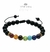 Imagen de Pulsera Piedras Naturales 7 Chakras - Ajustable