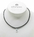 Collar Cordón Sintetico Con Mini Cristal Austriaco