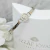 Pulsera Esclava Plata Oro Flor Con Tallo En Circulo Labrado - Izzap Joyas