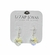 Aros Anzuelos Cristal Swarovski Ovalo - Plata 925 en internet