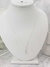 Conjunto Collar Cadena + Inicial Micro Cubics Plata 925 - Izzap Joyas