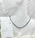 Collar Cordón Sintetico Con Mini Cristal Austriaco