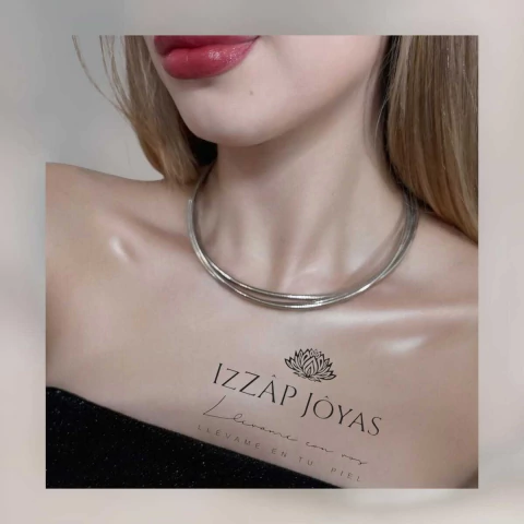 Collar Tres Lineas - Acero Quirúrgico