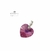 Dije Cristal Swarovski Corazon 14mm + Engarce De Plata 925 - tienda online