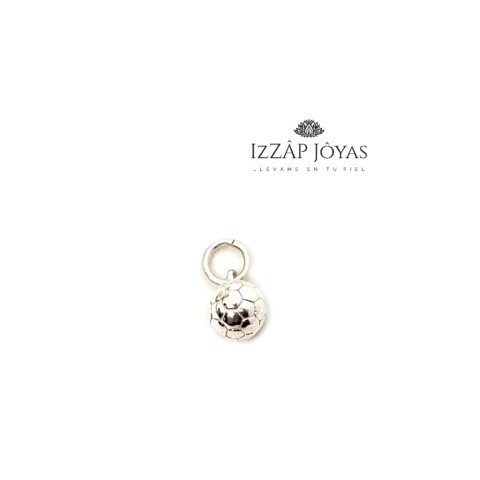 Dije Pelota De Futbol Chica Plata 925