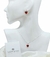Imagen de Conjunto Aros Y Collar Cristal Swarovski Corazon 10mm Plata