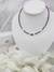Collar Gargantilla Canutillos Con Dije Central- Acero Blanco - tienda online