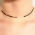 Cadena Chocker Gargantilla Bolitas Lisas Y Checas -plata 925 en internet