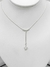 Collar Con Bolitas, Barrita Y Dije - Plata 925 - comprar online