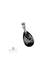 Dije Cristal Swarovski Gota 16 Mm Con Engarce De Plata 925