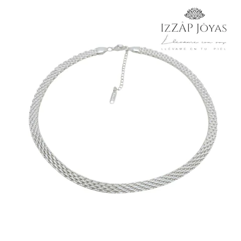 Chocker Trenzado Gargantilla - Acero