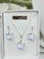 Imagen de Dije Cristal Swarovski Flor De 14 Mm Engarce Plata 925