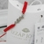 Pulsera Hilo Rojo Ramito Ajustable - Acero - Izzap Joyas