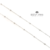 Cadena Forcet Con Bolita 40 Cm Plata 925