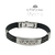 Pulsera Acero Y Caucho Con Cierre Reloj - Acero Quirurgico