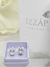 Aros Abridores Flor Cubic Cristal - Plata 925 en internet