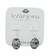Aros Anzuelos Cristal Swarovski Ovalo - Plata 925