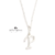Imagen de Conjunto Collar Cadena + Inicial Micro Cubics Plata 925
