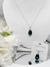 Dije Cristal Swarovski Gota 16 Mm Con Engarce De Plata 925 - tienda online