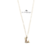 Collar Cadena + Dije Letra Inicial Lisa Plata 925 - Izzap Joyas