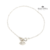 Pulsera Con Dije Ojito Con Cubic Plata Italiana 925