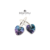 Aros Cubanos + Cristales Swarovski Corazon 10 Mm Plata 925 en internet